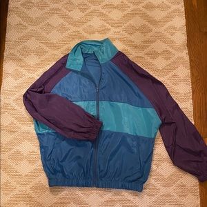 Vintage Colorful Windbreaker